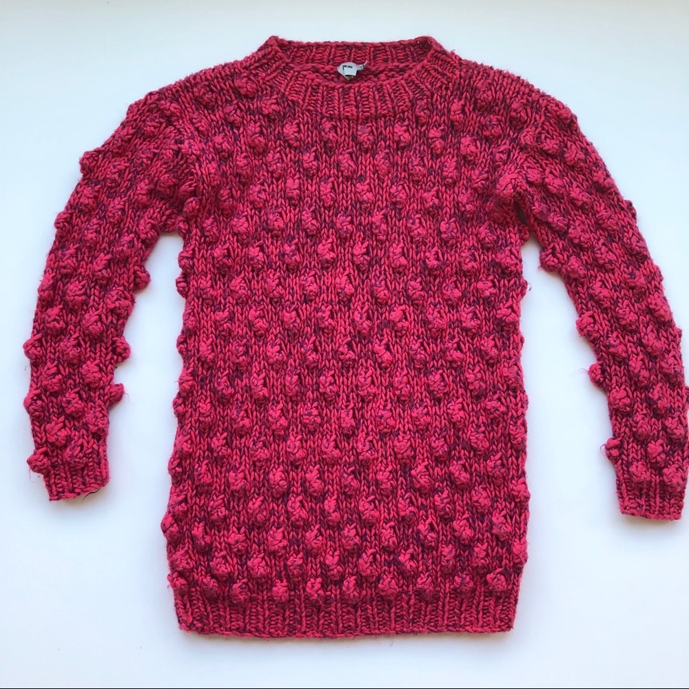 ASOS textured pink Sweater US size 4